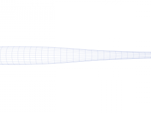 aluminum baseball bat Modèle 3D