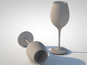 wine glass 3D Model