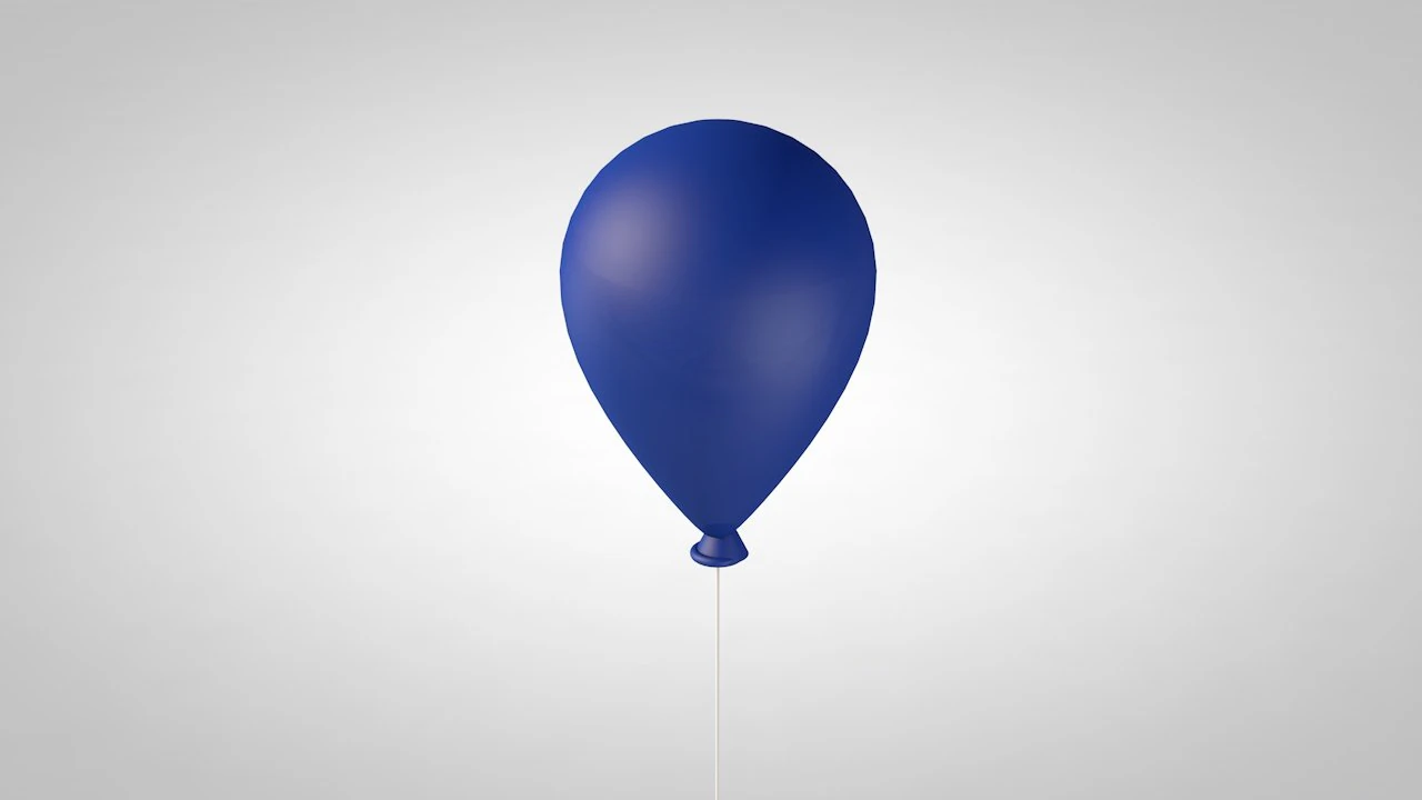 balloon 3D Model .c4d .max .obj .3ds .fbx .stl .blend 