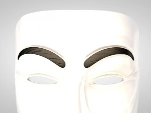 guy fawkes mask 3D Model