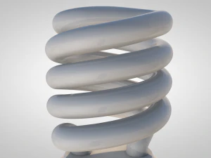 Leuchtstofflampe 3D Modell