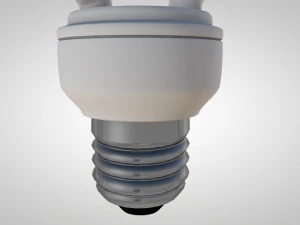 fluorescent light bulb 3D Model