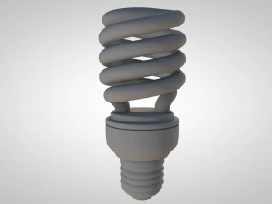 fluorescent light bulb 3D Model
