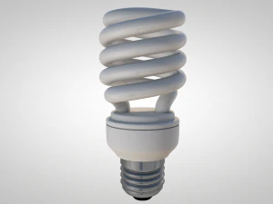 fluorescent light bulb 3D Model