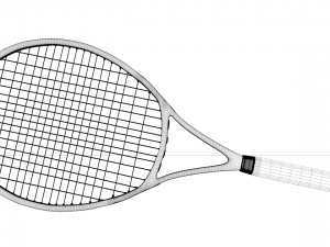 tennis racket 3D Model