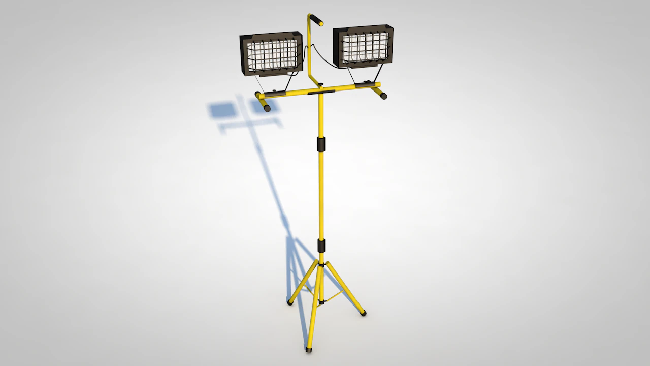 halogen lamp 3D Model .c4d .max .obj .3ds .fbx .stl .blend 