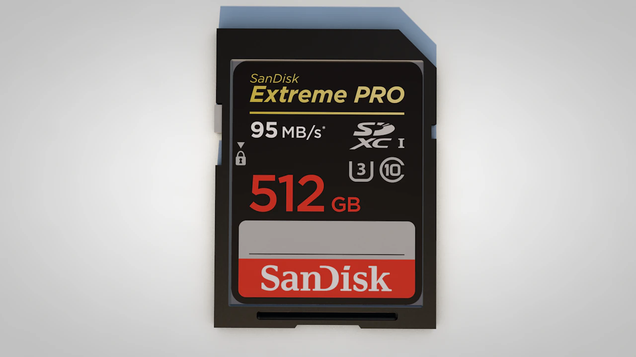 sd card 3D Model .c4d .max .obj .3ds .fbx .stl .blend