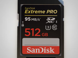 sd card 3D Model