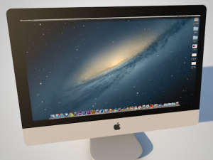 apple imac Modelo 3D
