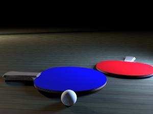 ping pong paddle Modelo 3D