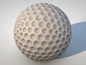 golfball Model 3D