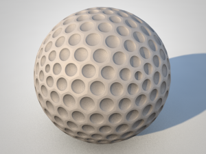 golfball 3D 모델