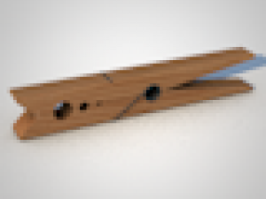 clothespin 3D मॉडल