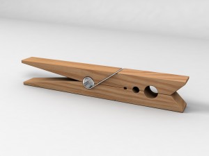 clothespin 3D मॉडल