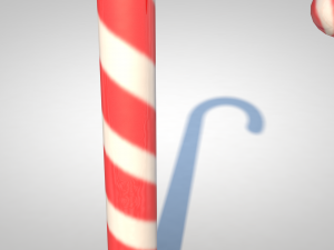 Candy cane 3D-Modell