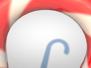 Candy cane 3D-Modell