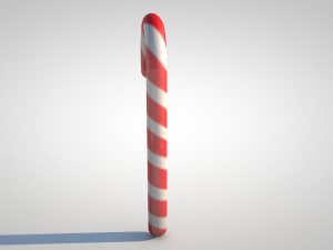 Candy cane 3D-Modell