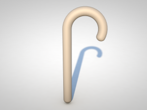 Candy cane 3D-Modell