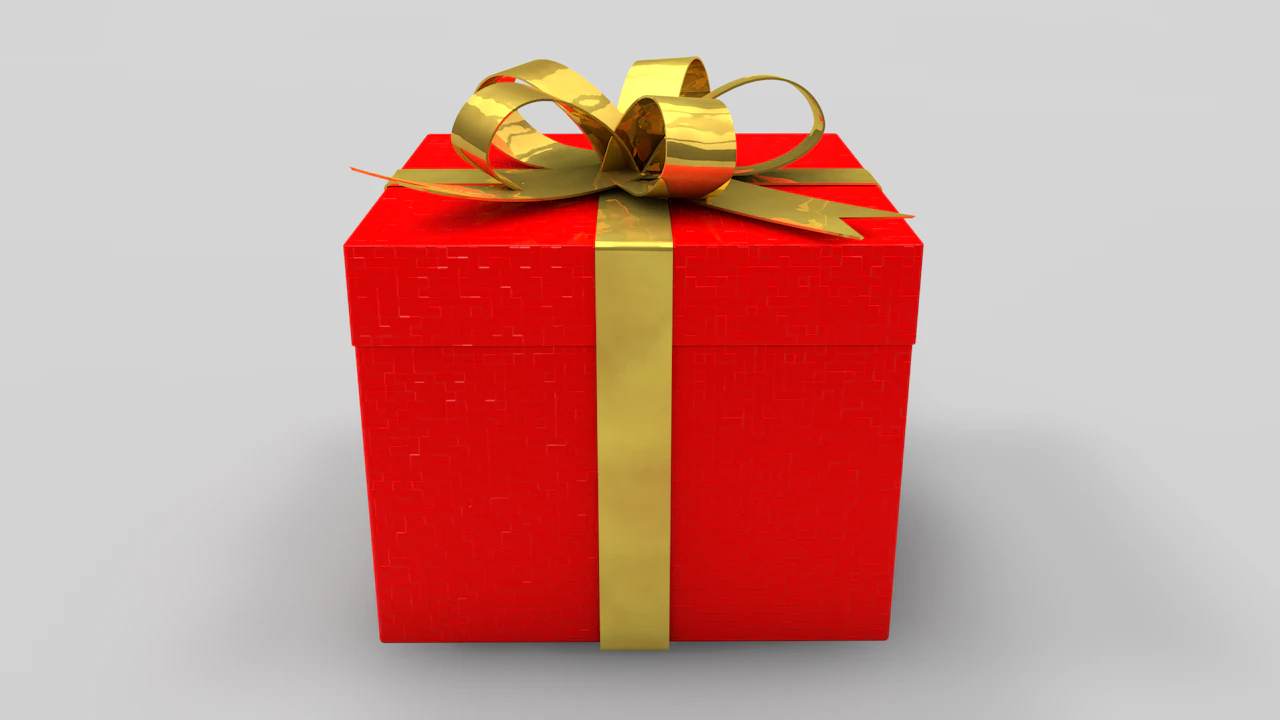 gift box 3D Model .c4d .max .obj .3ds .fbx .stl .blend 