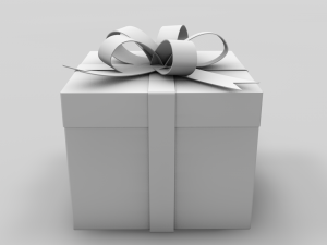 gift box 3D मॉडल