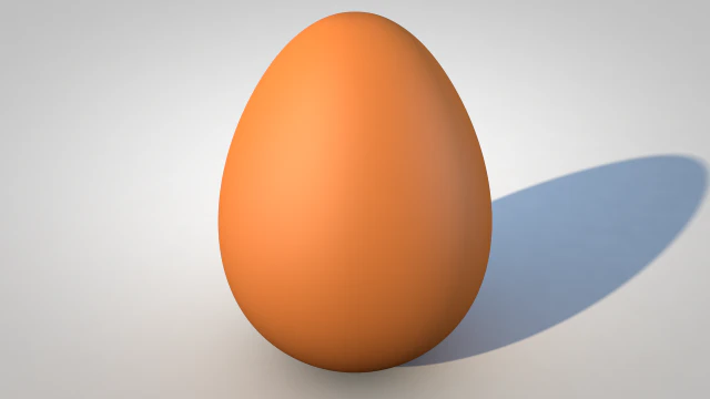 Telur Ayam Model 3D .c4d .max .obj .3ds .fbx .stl .blend 