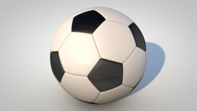 Football 3D Модель .c4d .max .obj .3ds .fbx .stl .blend