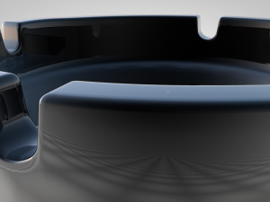 glass ashtray Model 3D
