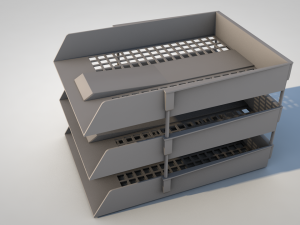 paper tray 3D-Modell