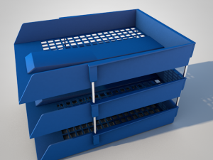 paper tray 3D-Modell