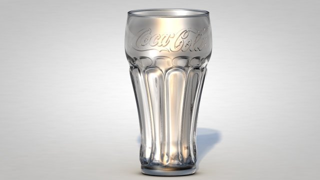 coca-cola glass 3Dモデル .c4d .max .obj .3ds .fbx .stl .blend 