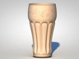 coca-cola glass 3Dモデル
