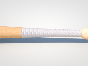 wooden baseball bat Modelo 3D