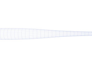 wooden baseball bat Modelo 3D