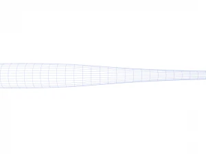 wooden baseball bat 3D Model