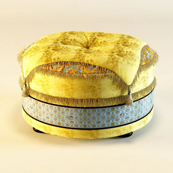 pouf estelio 3D Model .c4d .max .obj .3ds .fbx .stl .blend