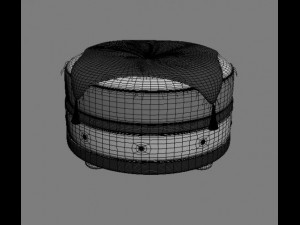 pouf estelio Modello 3D