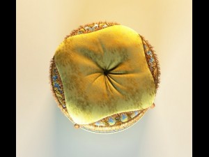 pouf estelio Modello 3D