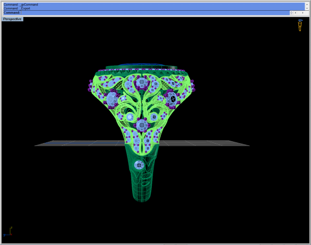 Download garnet man ring 3D Model