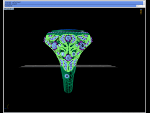 garnet man ring 3D प्रिंट मॉडल