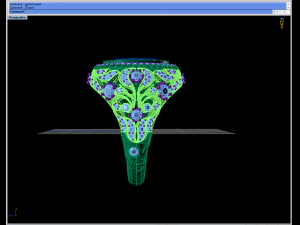 garnet man ring 3D Print Model