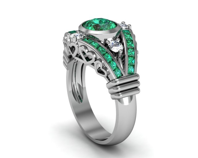 jax ring Modello di stampa 3D .c4d .max .obj .3ds .fbx .stl .blend 