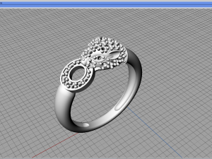 lion ring Modello di stampa 3D