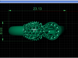 lion ring Modello di stampa 3D