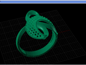 moon ring 3D Print Model