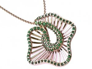 butterfly pendant 3D Print Model