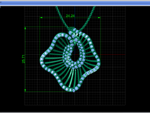 butterfly pendant 3D 打印模型