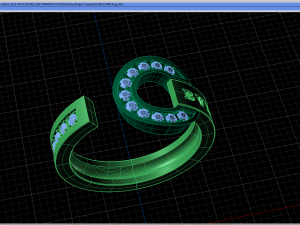 horseshoe pendant 3D 打印模型