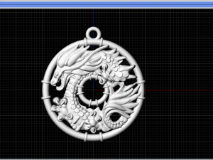 carrera dragon pendant 3D Print Model