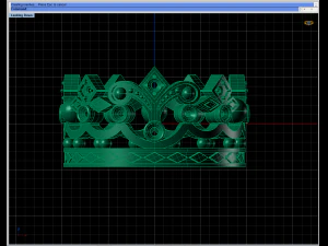 crown ring 3D Print Model