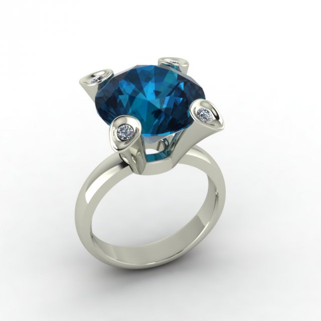 engage ring 3D 打印模型 .c4d .max .obj .3ds .fbx .stl .blend